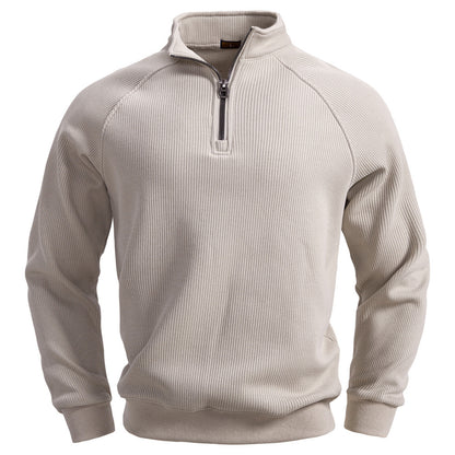 Men's Fleece-Lined Half-Zip Sweatshirt