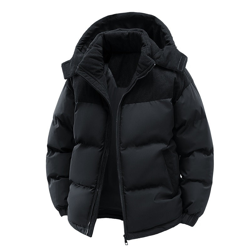 Men's Fleece-Lined Winter Jacket - Warm & Stylish