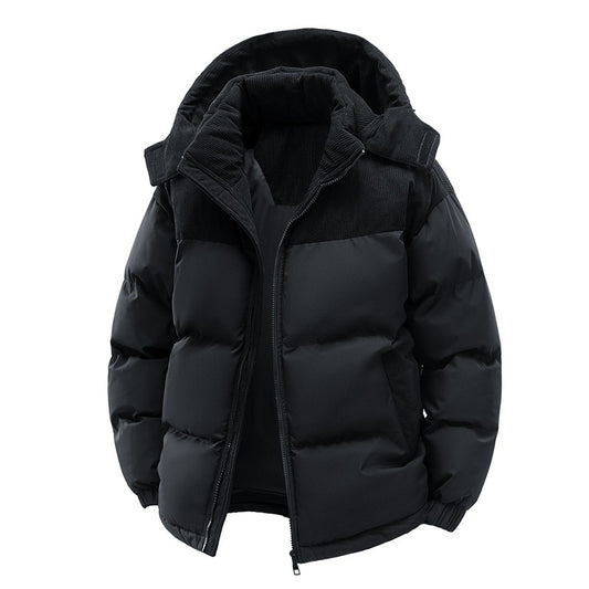 Men's Fleece-Lined Winter Jacket - Warm & Stylish