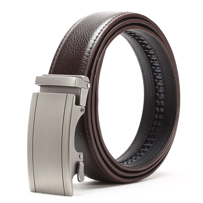 Men's Genuine Leather Automatic Belt