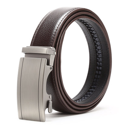 Men's Genuine Leather Automatic Belt