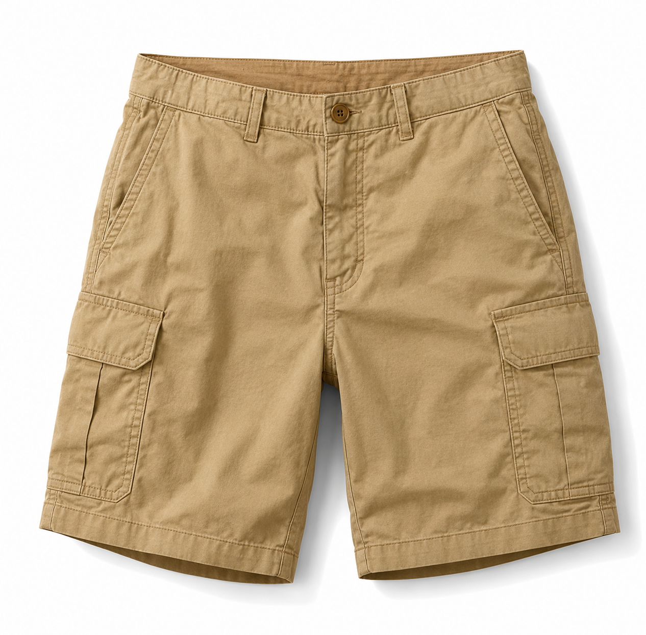 Men's Loose Fit Cargo Shorts - Casual Five-Inch Shorts