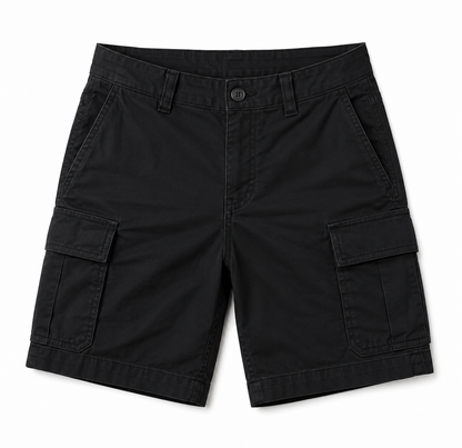 Men's Loose Fit Cargo Shorts - Casual Five-Inch Shorts