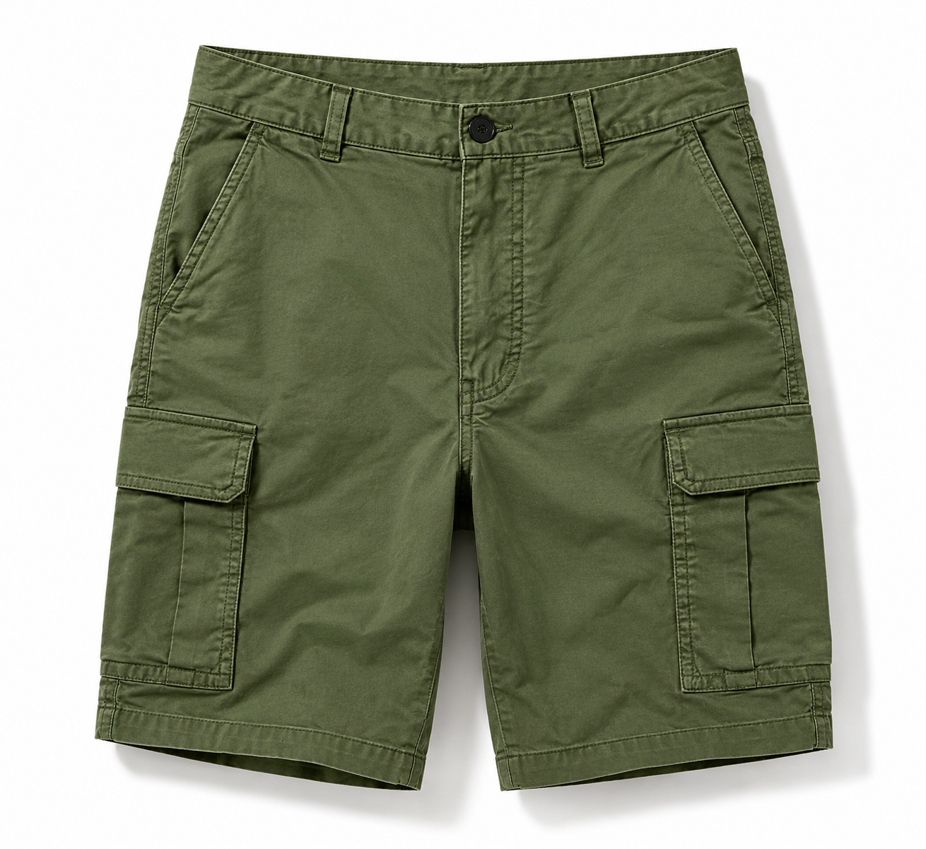 Men's Loose Fit Cargo Shorts - Casual Five-Inch Shorts