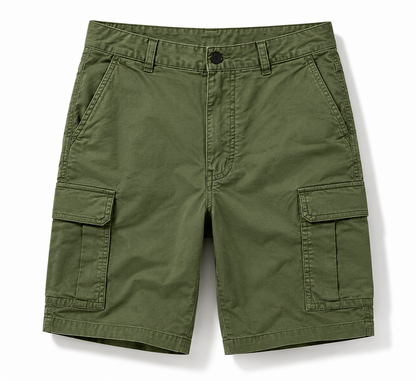 Men's Loose Fit Cargo Shorts - Casual Five-Inch Shorts