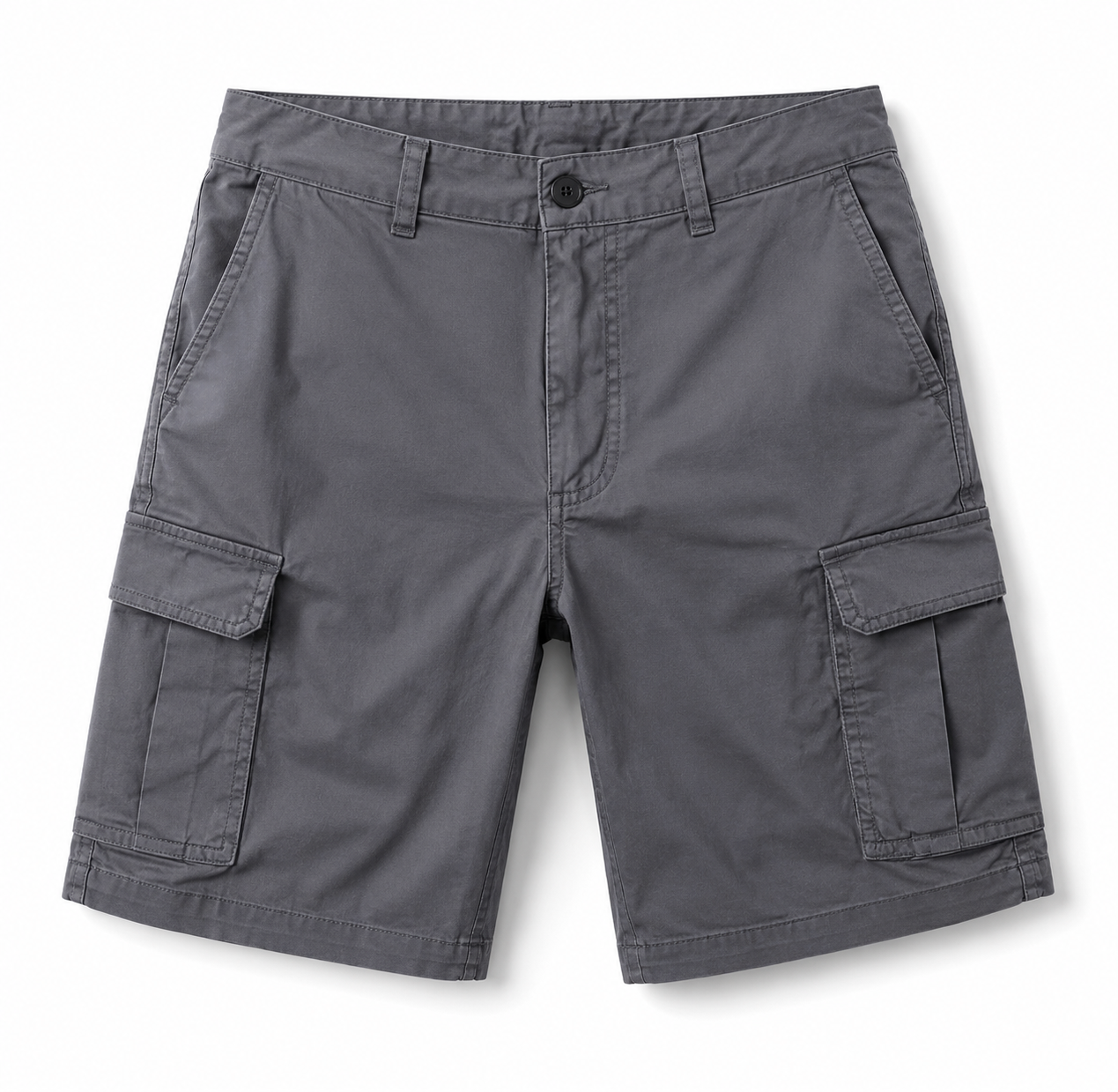 Men's Loose Fit Cargo Shorts - Casual Five-Inch Shorts