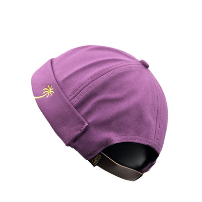 Mikihat Original Washed Denim Fedora Hat - Stylish French Retro Hip-hop Sailor Design