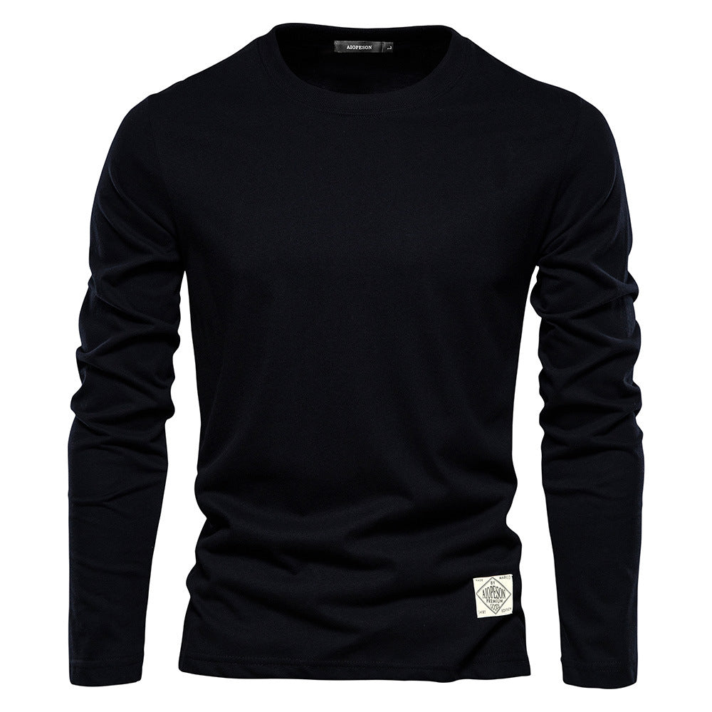 Men's Premium Cotton Long Sleeve Tee