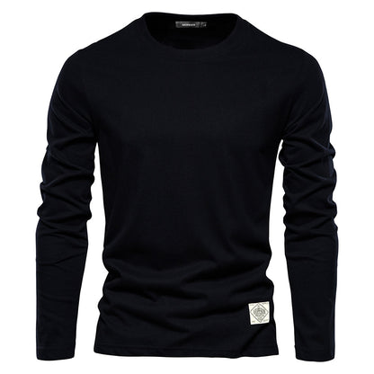 Men's Premium Cotton Long Sleeve Tee