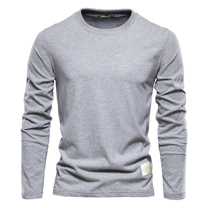 Men's Premium Cotton Long Sleeve Tee