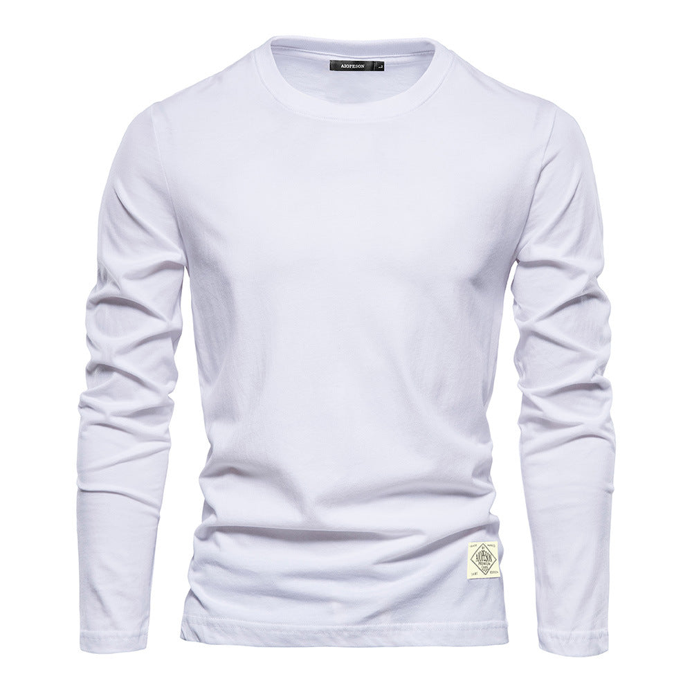 Men's Premium Cotton Long Sleeve Tee