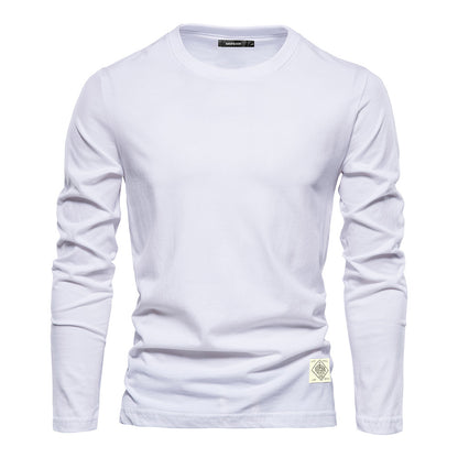Men's Premium Cotton Long Sleeve Tee