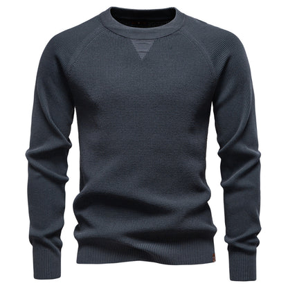 Men's Premium Knit Crewneck Sweater - Fall/Winter Essential