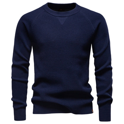 Men's Premium Knit Crewneck Sweater - Fall/Winter Essential