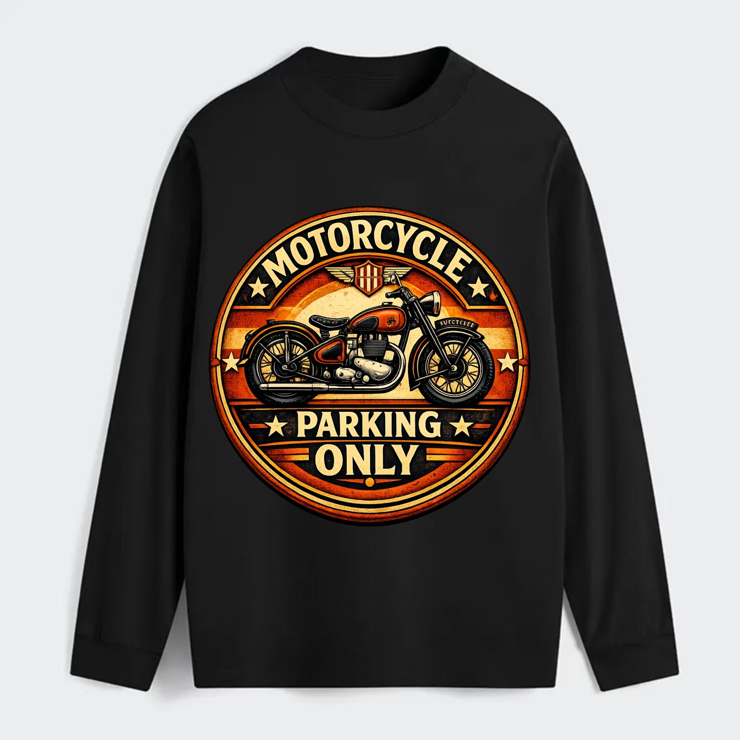Motorcycle Parking Only - Classic Long Sleeve Shirt
