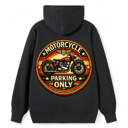 Motorcycle Parking Only - Classic Pullover Hoodie