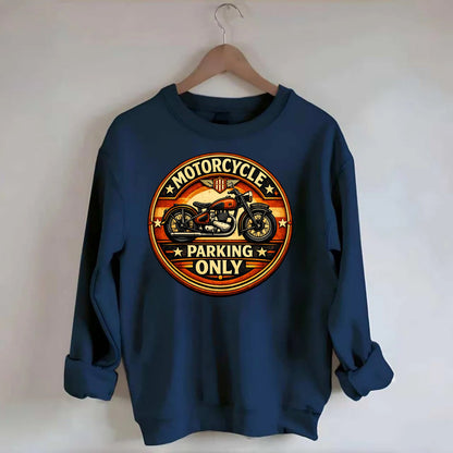 Motorcycle Parking Only - Crewneck Sweatshirt
