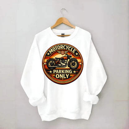 Motorcycle Parking Only - Crewneck Sweatshirt