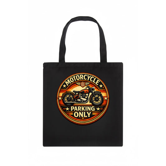 Motorcycle Parking Only - Tote Bag