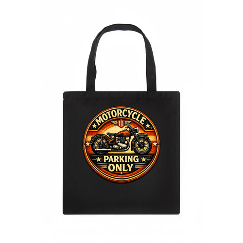 Motorcycle Parking Only - Tote Bag