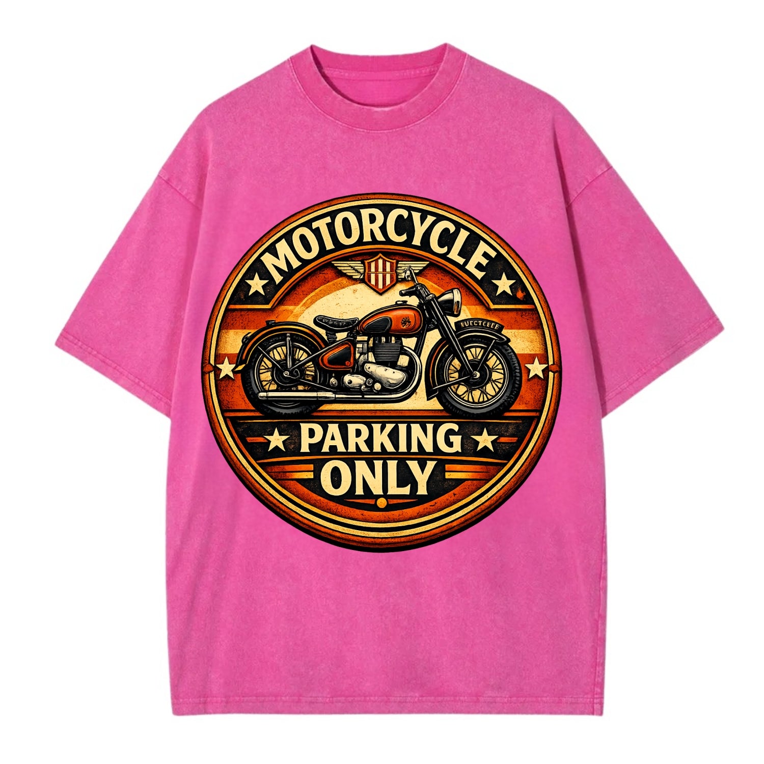Motorcycle Parking Only - Vintage T-shirt