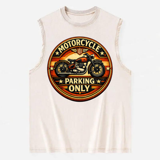 Motorcycle Parking Only - Vintage Washed Tank