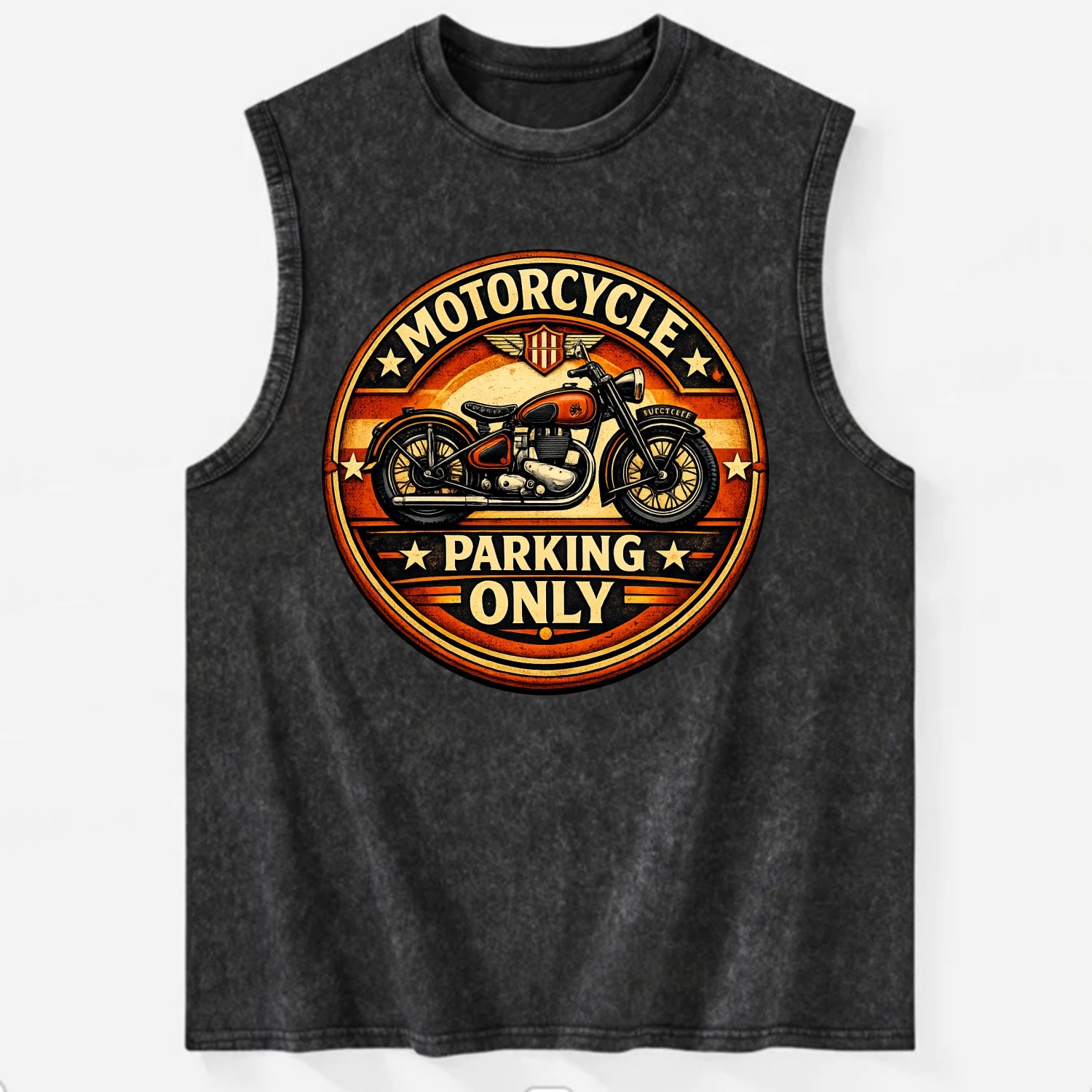 Motorcycle Parking Only - Vintage Washed Tank