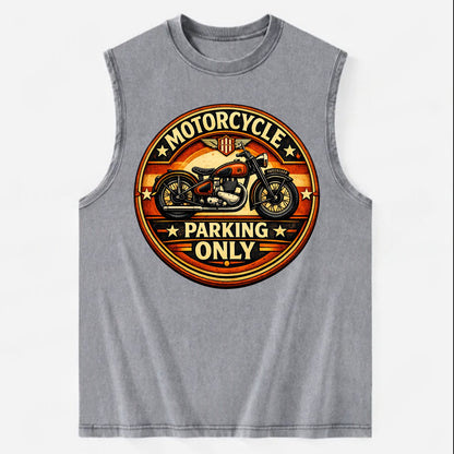Motorcycle Parking Only - Vintage Washed Tank