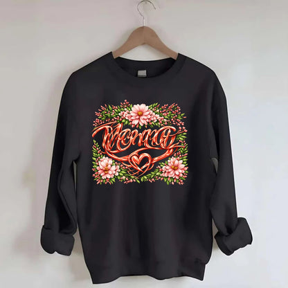 Mama Script - Crewneck Sweatshirt