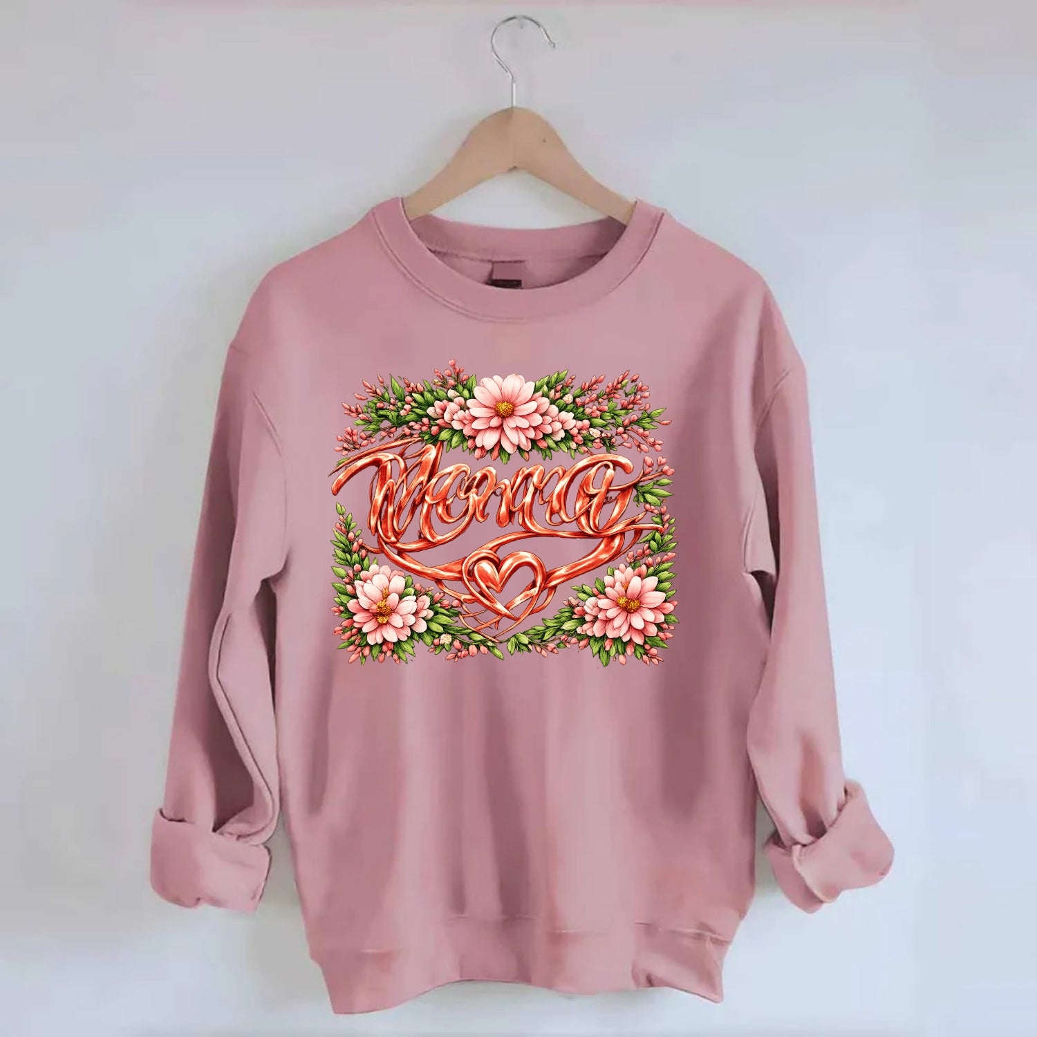 Mama Script - Crewneck Sweatshirt