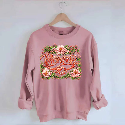 Mama Script - Crewneck Sweatshirt