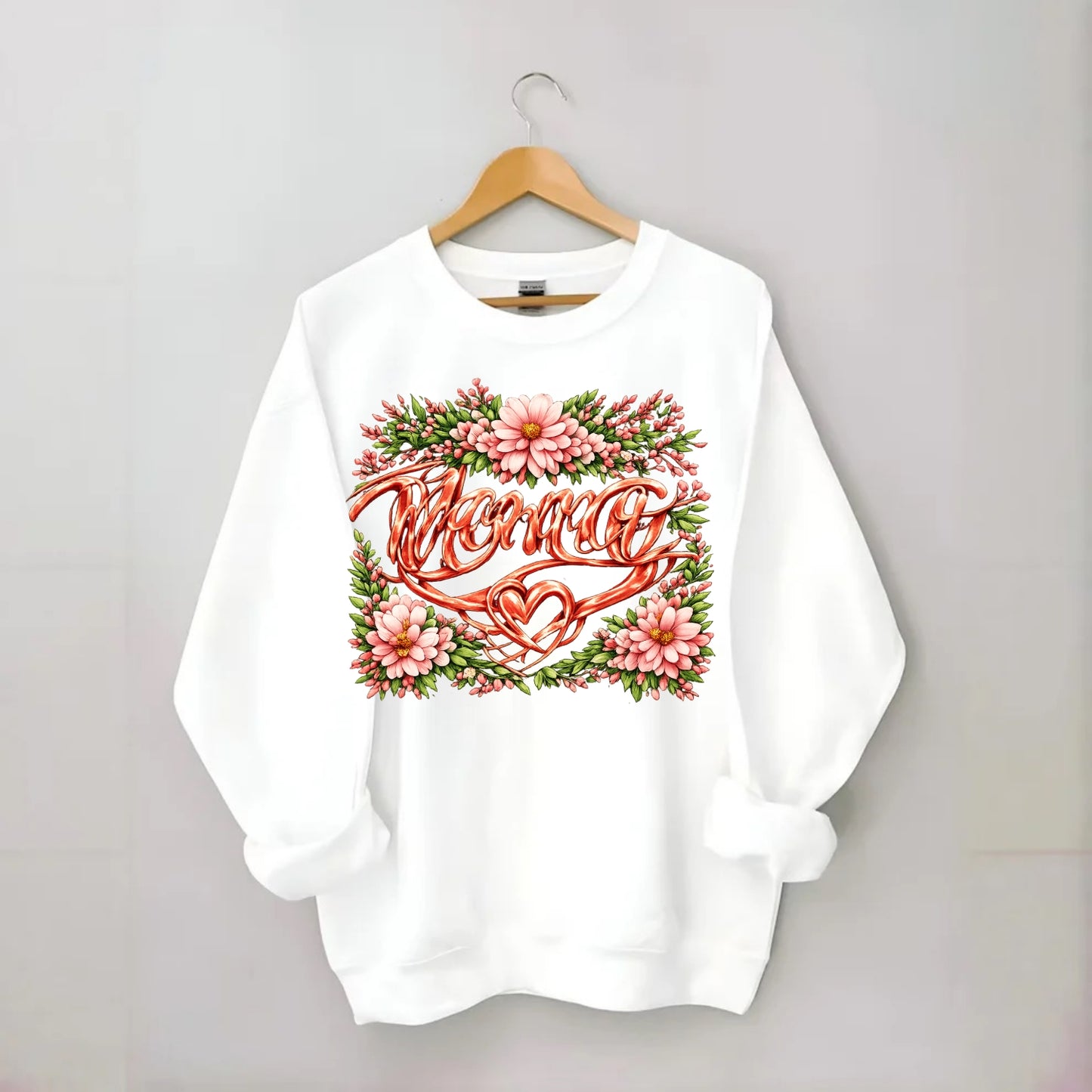 Mama Script - Crewneck Sweatshirt