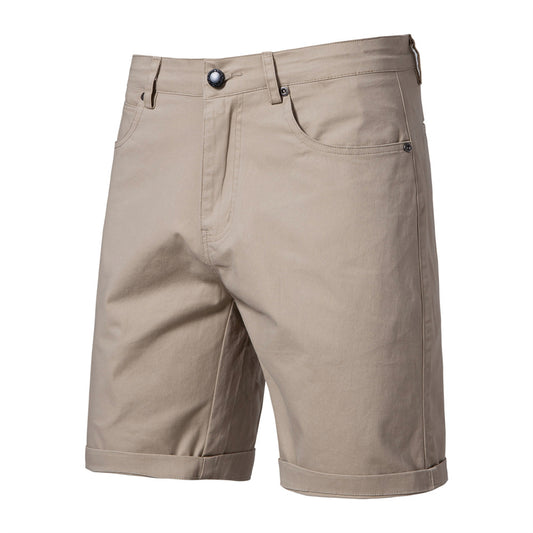 Men's Slim Fit Cotton Casual Shorts