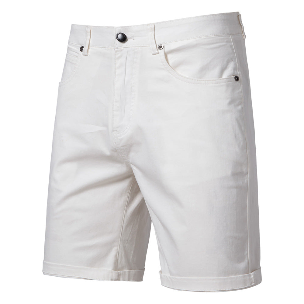 Men's Slim Fit Cotton Casual Shorts