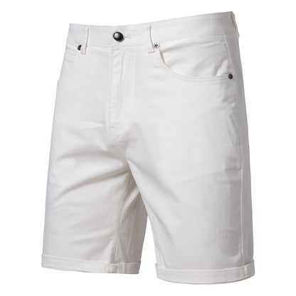 Men's Slim Fit Cotton Casual Shorts