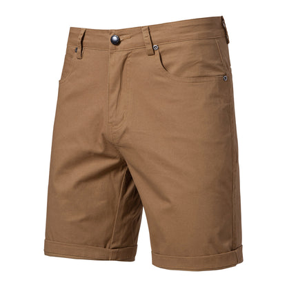 Men's Slim Fit Cotton Casual Shorts