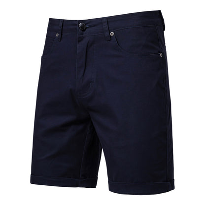 Men's Slim Fit Cotton Casual Shorts