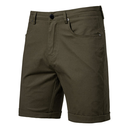 Men's Slim Fit Cotton Casual Shorts