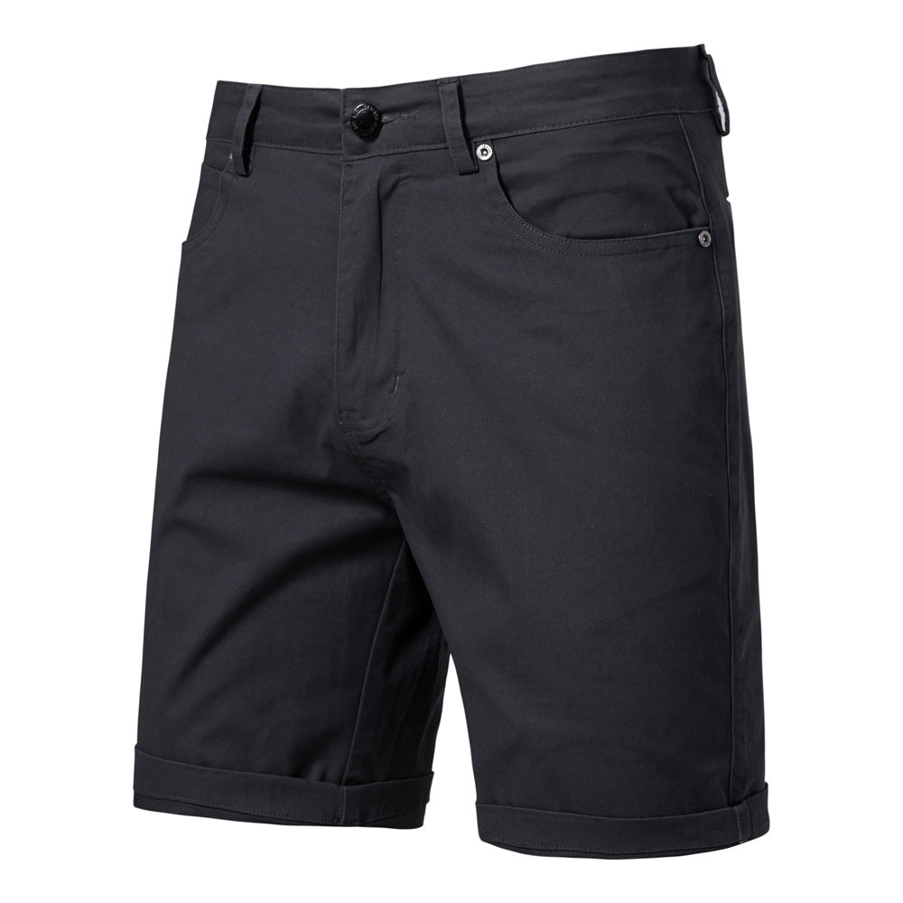 Men's Slim Fit Cotton Casual Shorts