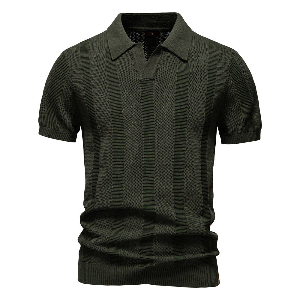 Men's Striped Polo Shirt | Summer Casual Comfort