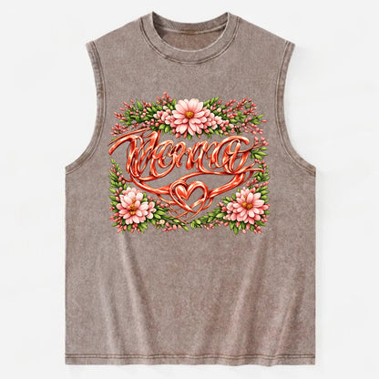 Mama Script - Vintage Washed Tank