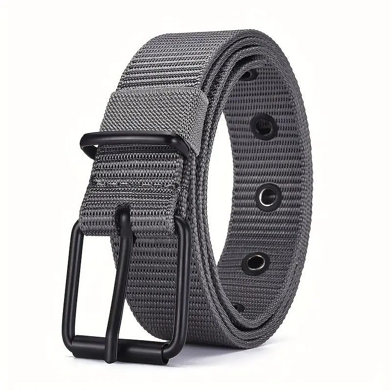 Men's Tactical Canvas Belt - Durable Outdoor & Casual