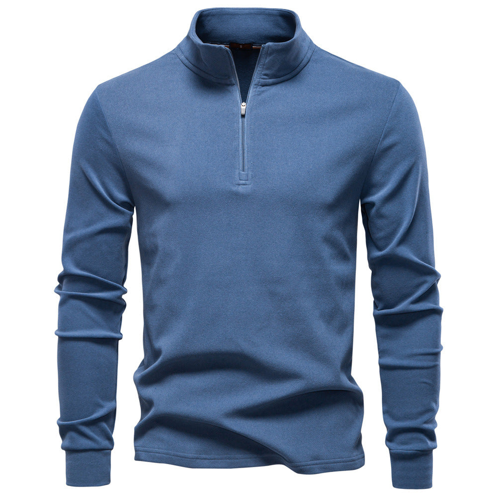 Men's Thermal Half-Zip Sweatshirt: Warm & Stylish