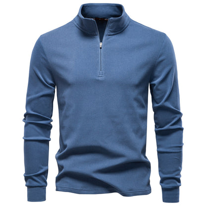 Men's Thermal Half-Zip Sweatshirt: Warm & Stylish