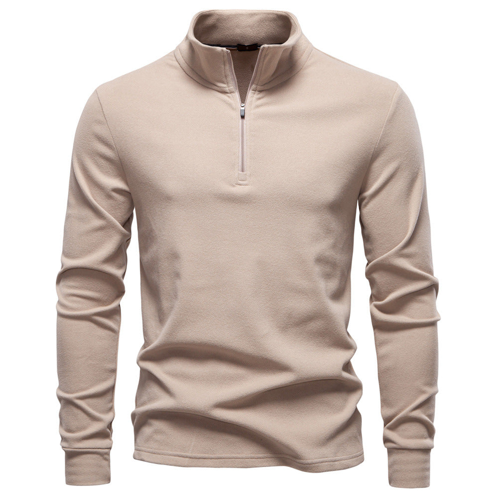Men's Thermal Half-Zip Sweatshirt: Warm & Stylish