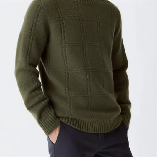 Men's Textured Knit Sweater: Casual Comfort