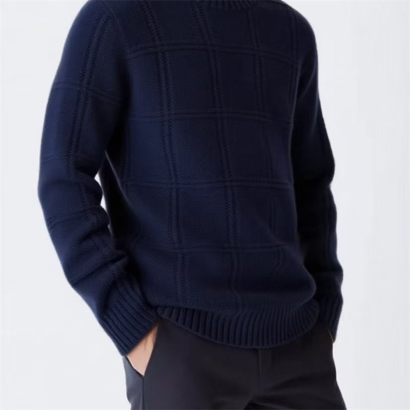 Men's Textured Knit Sweater: Casual Comfort