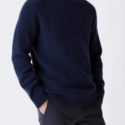 Men's Textured Knit Sweater: Casual Comfort
