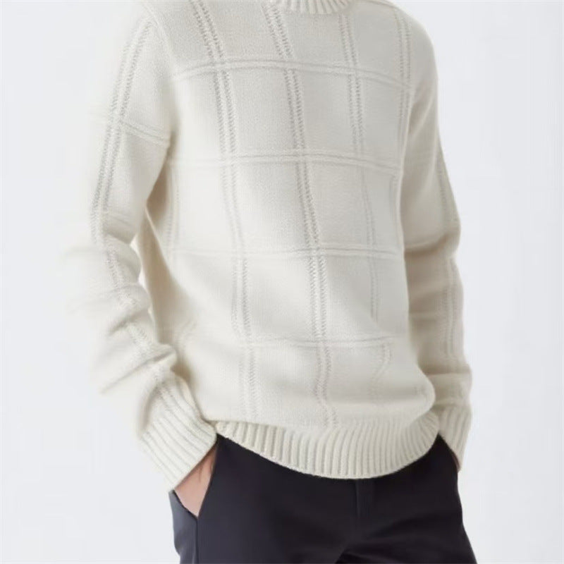 Men's Textured Knit Sweater: Casual Comfort