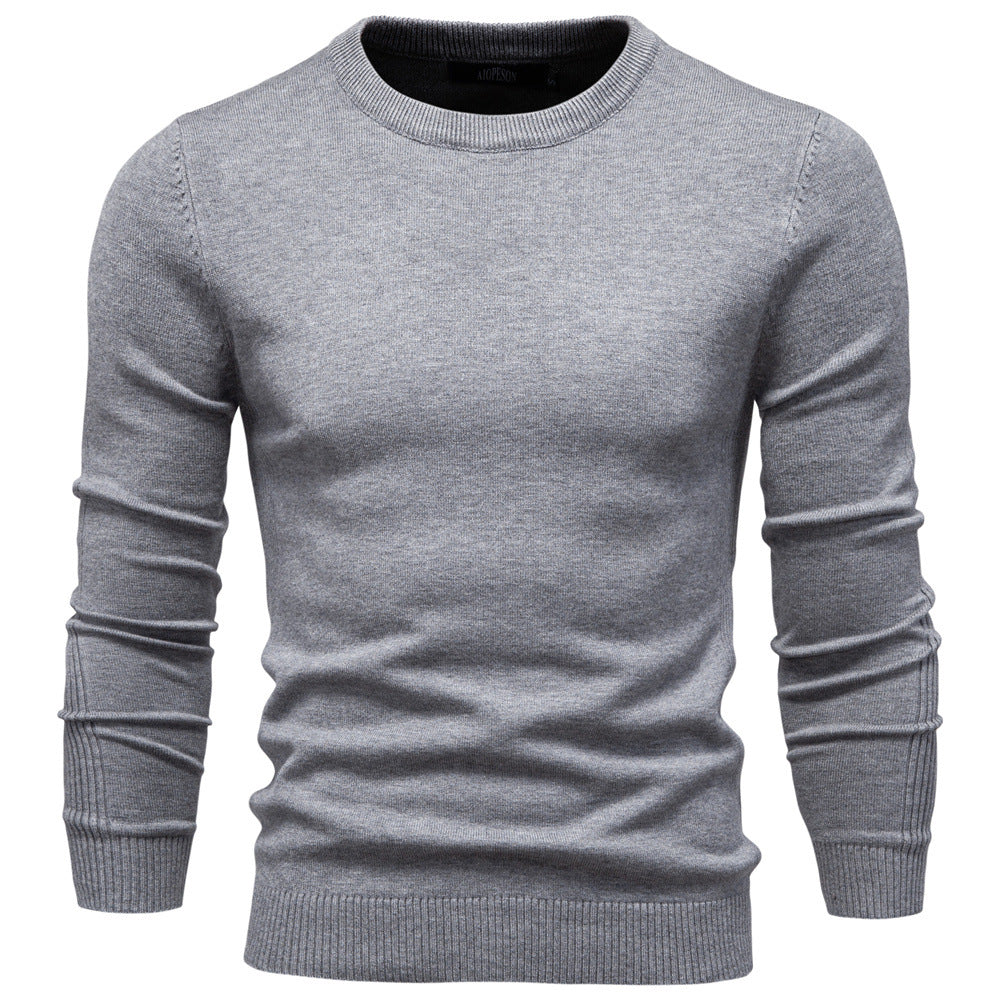 Men's Thick Knit Slim Fit Sweater